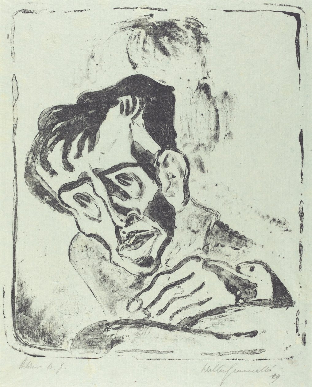 porträtt dr Bra, 1919. av Walter Gramatte