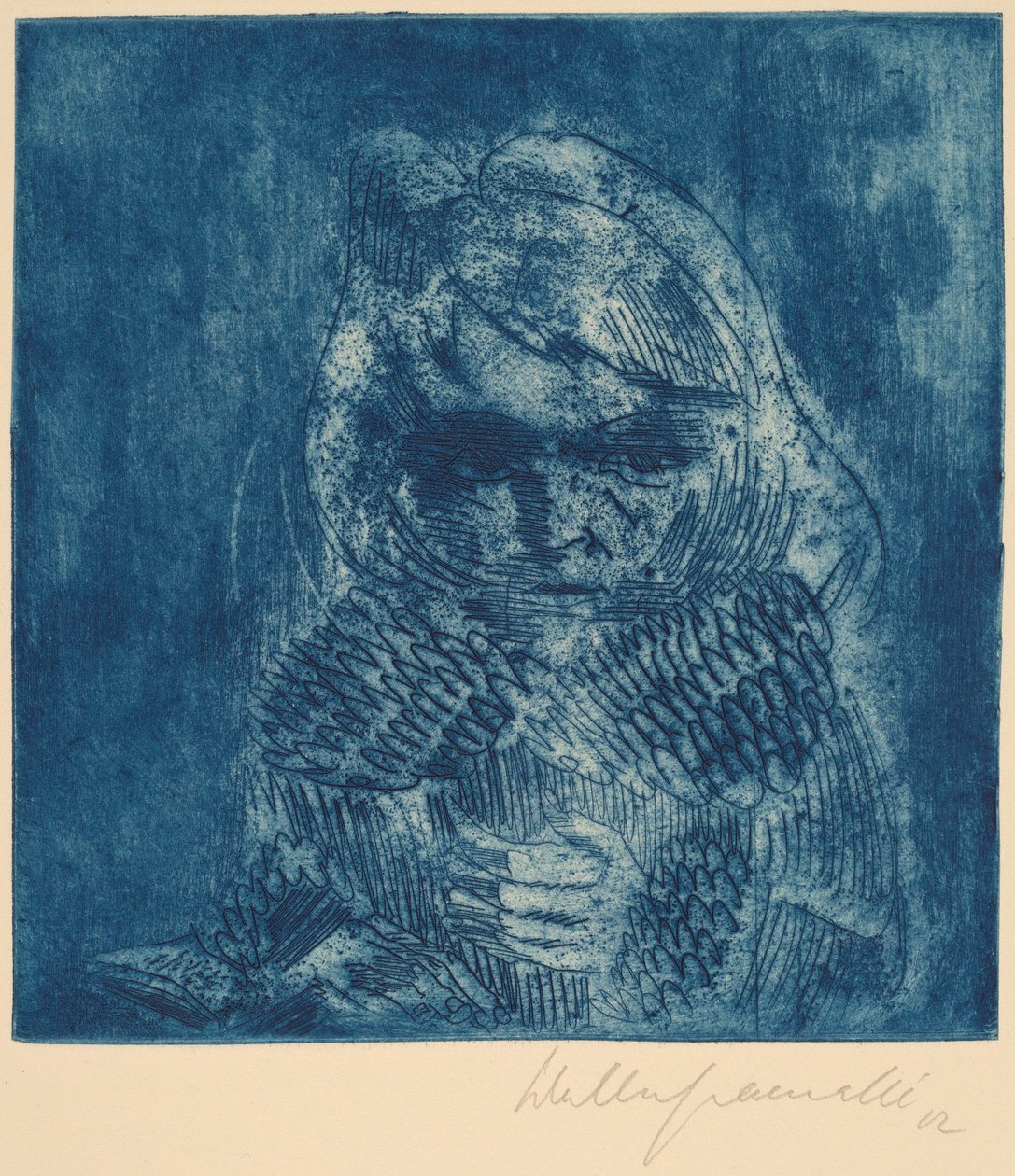 Fågelflicka, Sonia Gramatté Vogelmädchen, Sonia Gramatté, 1922 . av Walter Gramatte