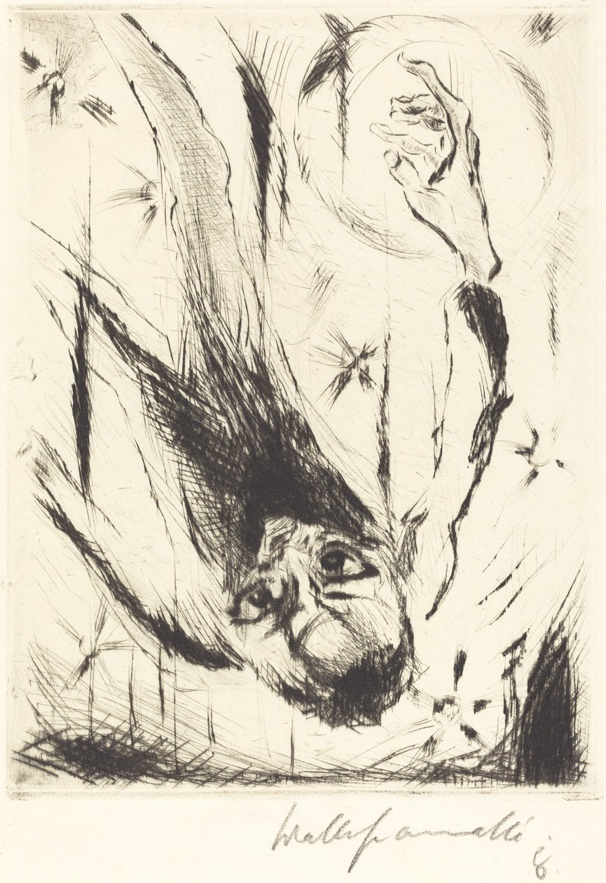 Fallet i oändligheten, 1918. av Walter Gramatte