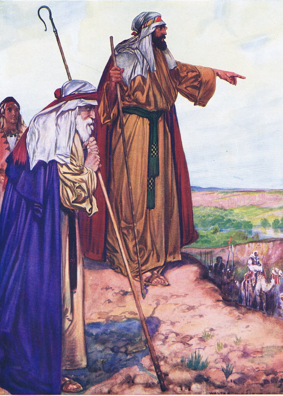 Massor att välja på, från The Bible Picture Book utgiven av Thomas Nelson, c.1950 av Walter Grieve