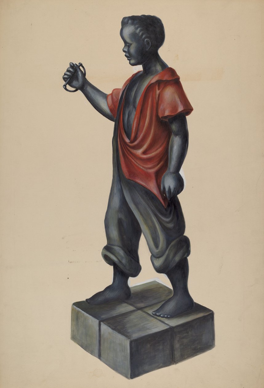 Hitching Post, c. 1937. av Walter Hochstrasser