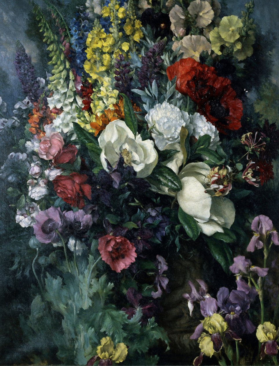 Stilleben med blommor av Walter John James