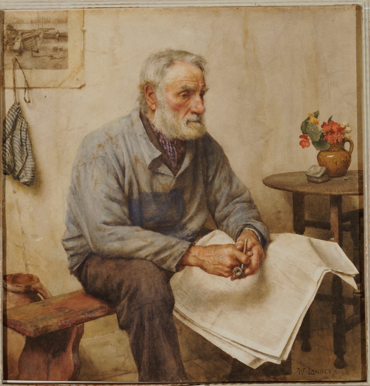 En stunds vila av Walter Langley
