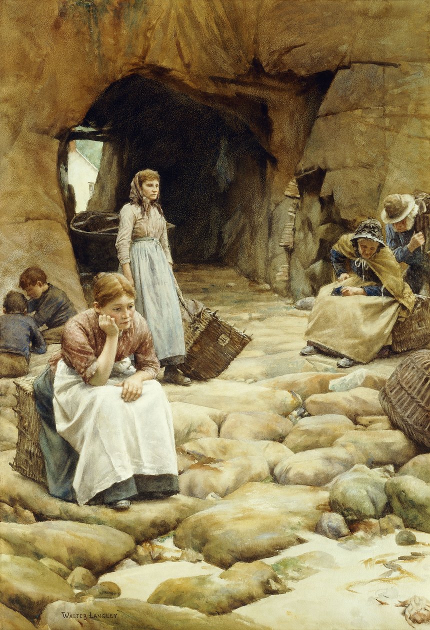 Under fiskesäsongen, av Walter Langley