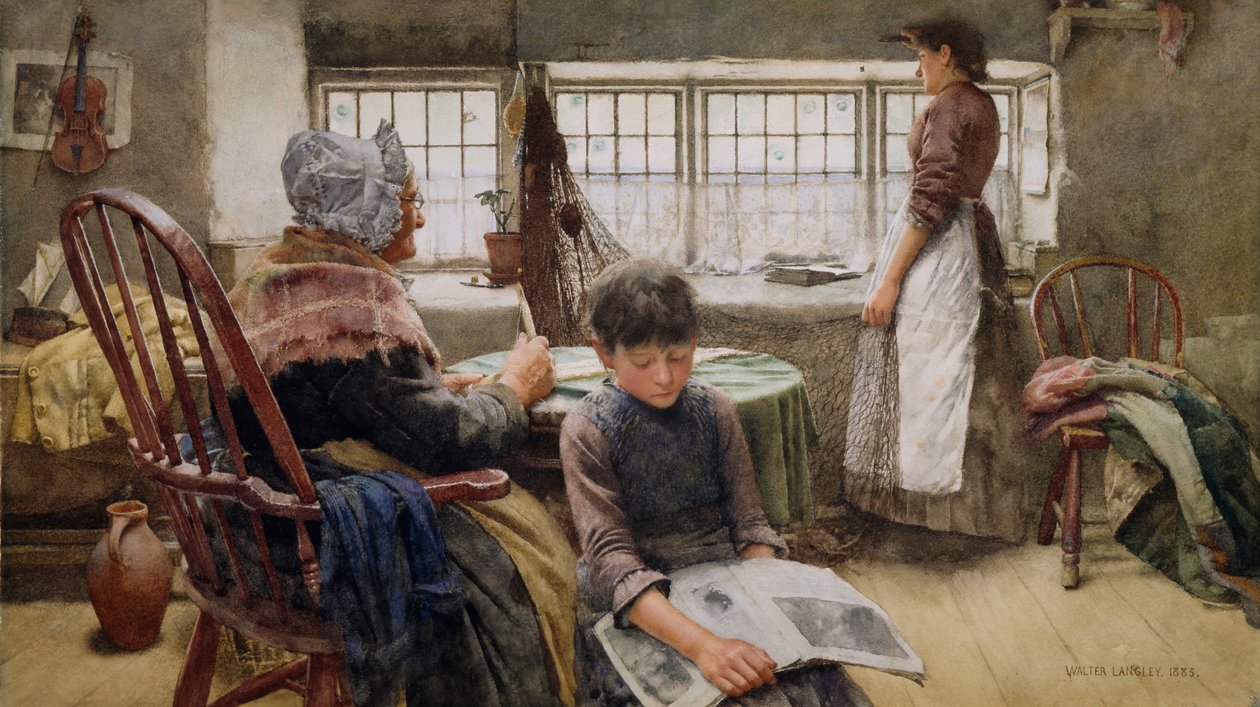 Minnen, 1885 av Walter Langley