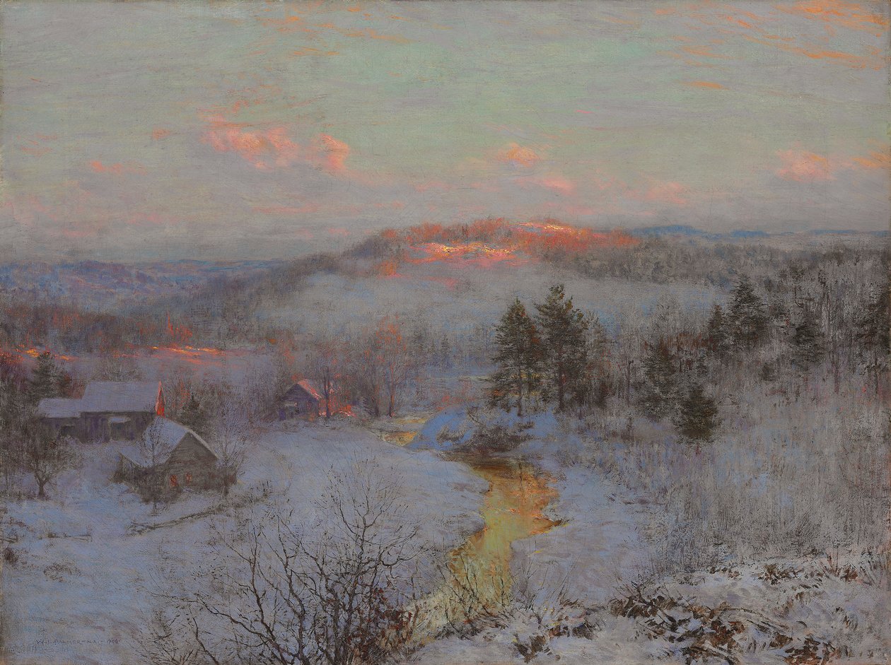 Avtagande vinter av Walter Launt Palmer