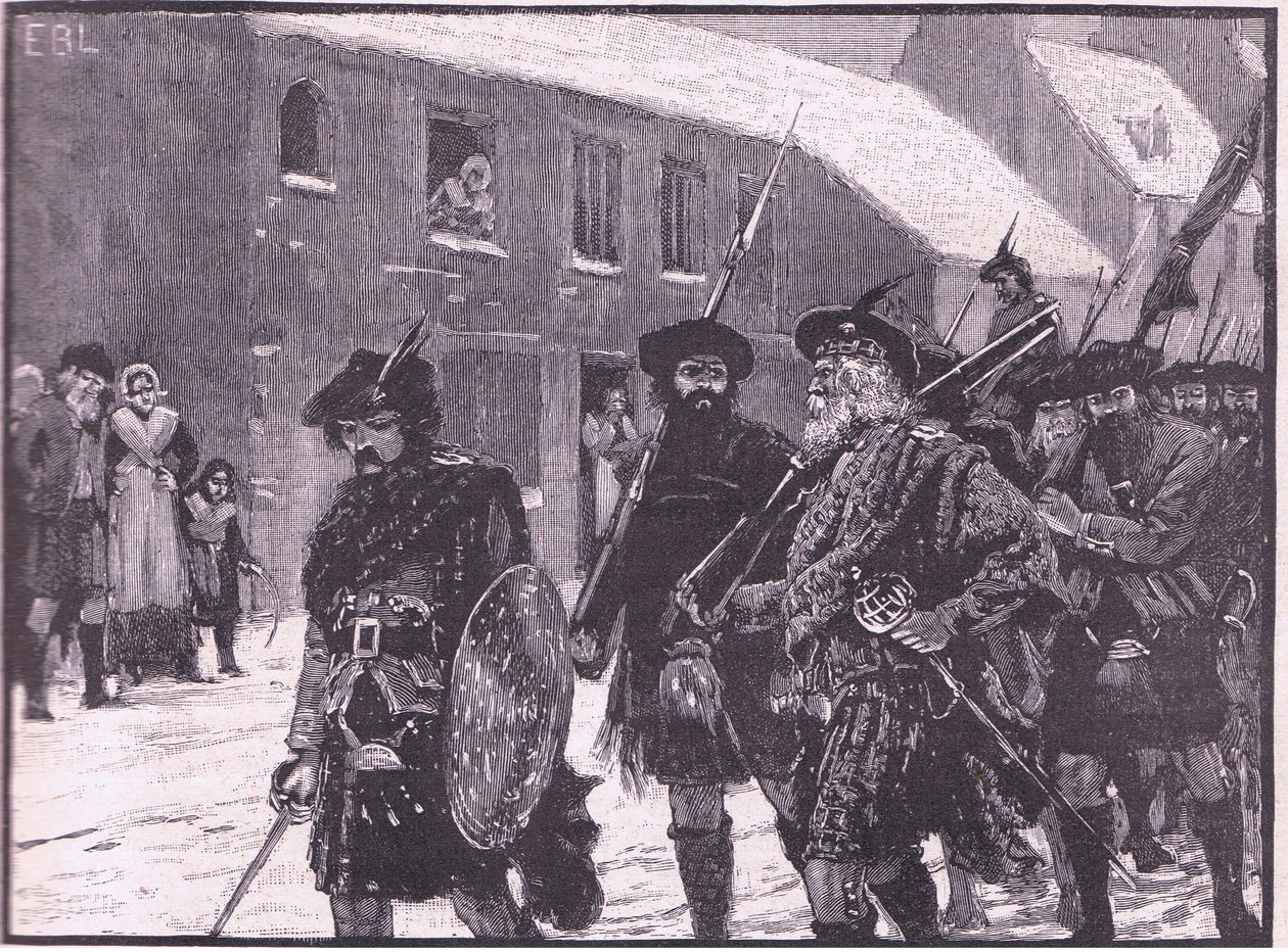 Highlanders reträtt 1716 e.Kr av Walter Paget