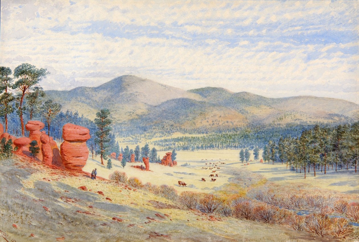 I Monument Park, Colorado, 1874. av Walter Paris