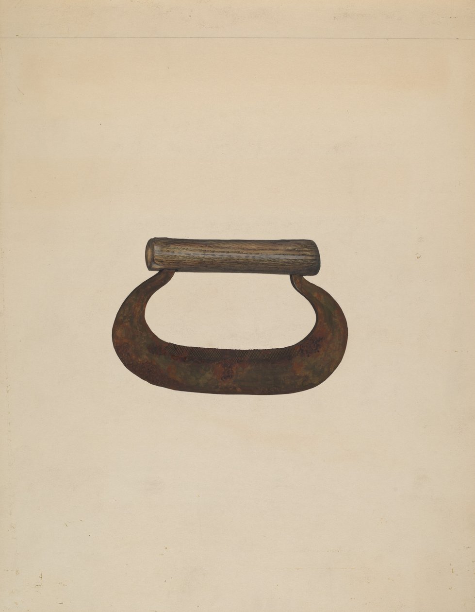 Hackkniv, ca. 1937. av Walter Praefke
