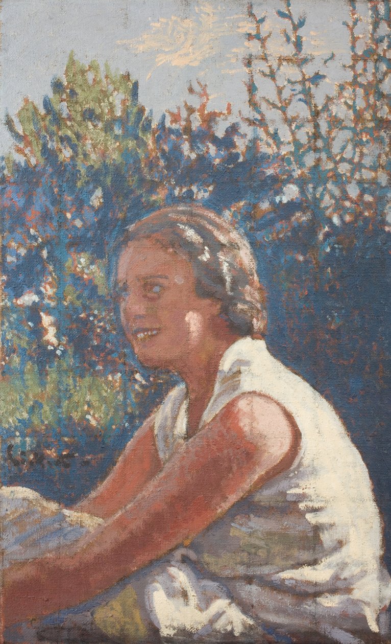 Diana Forbes-Robertson, ca 1933 (olja på duk) av Walter Richard Sickert