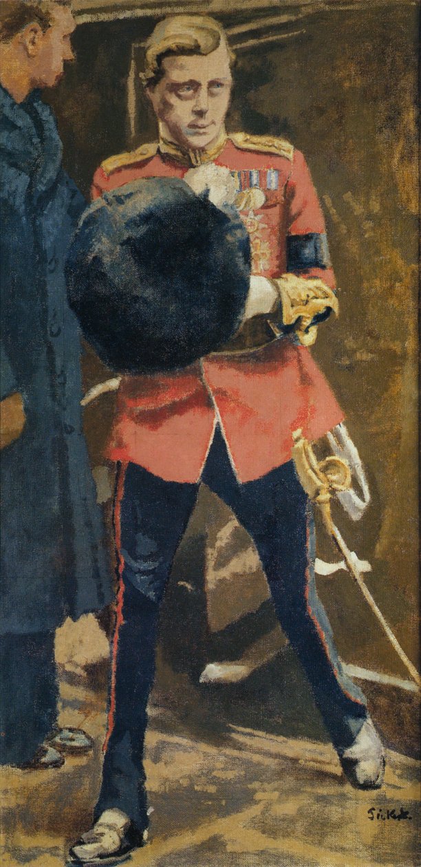 HM kung Edward VIII av Walter Richard Sickert
