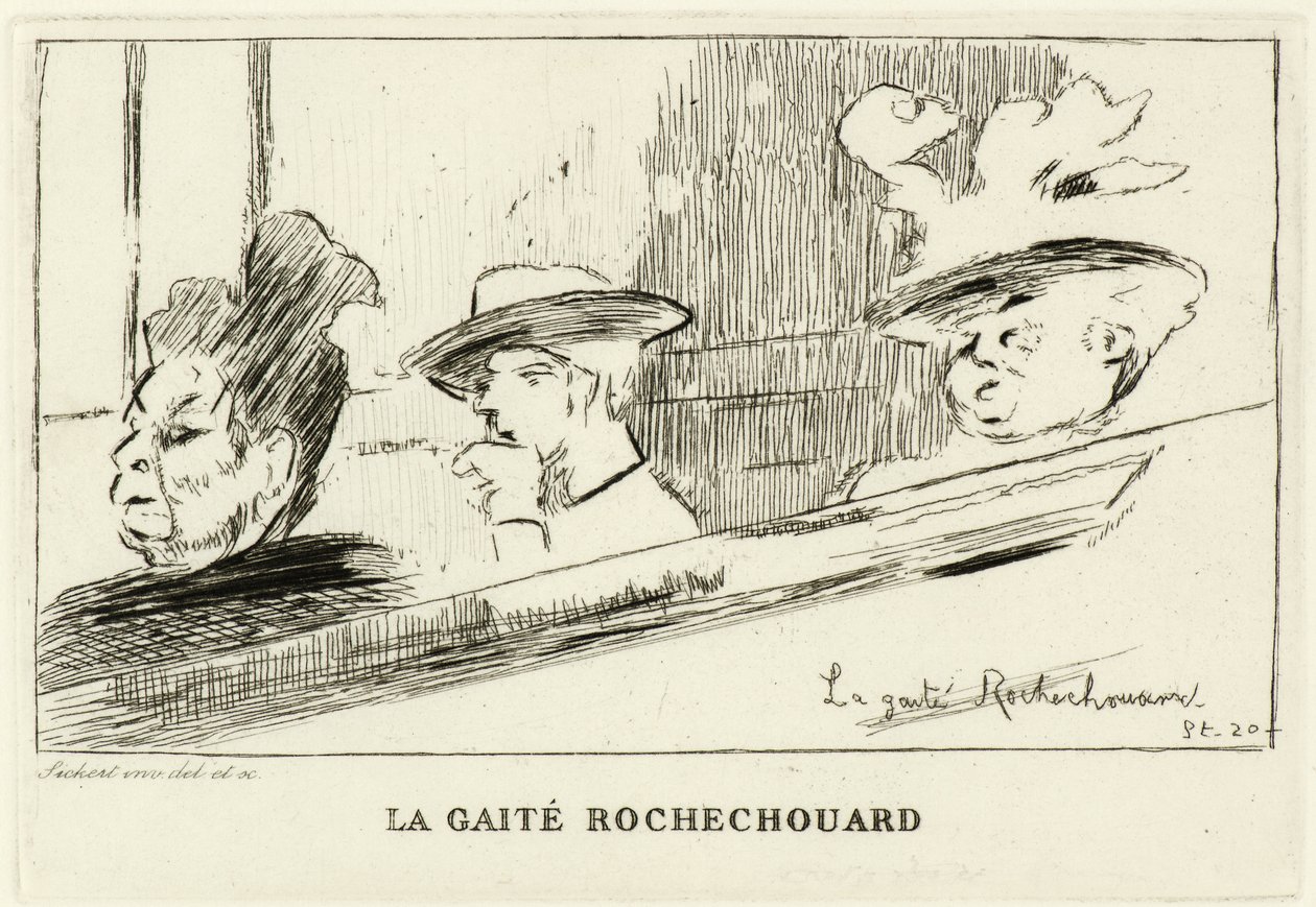 La Guite Rochechuart av Walter Richard Sickert