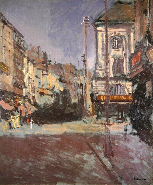 La Grande Rue, Dieppe (olja på duk) av Walter Richard Sickert