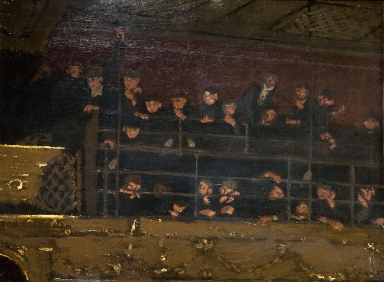 Noctes Ambrosionae, Gallery Of The Old Mogul, 1906-07. av Walter Richard Sickert