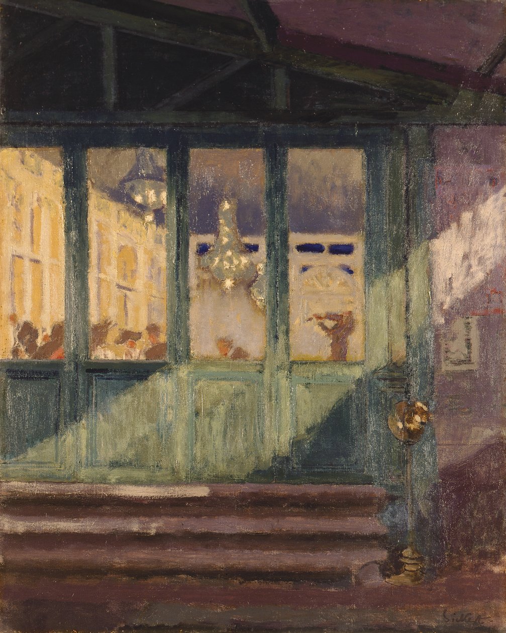 O natt av kärlek (olja på duk) av Walter Richard Sickert