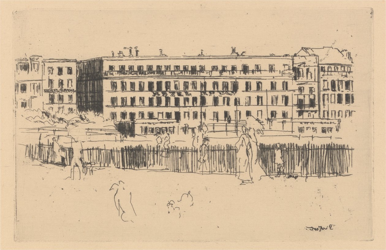 Gamla Hotel Royal Dieppe av Walter Richard Sickert