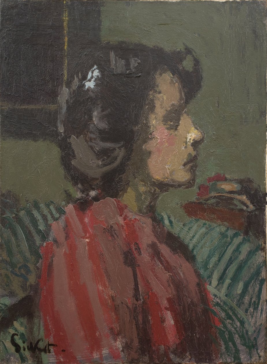 Porträtt av Mrs Barrett av Walter Richard Sickert