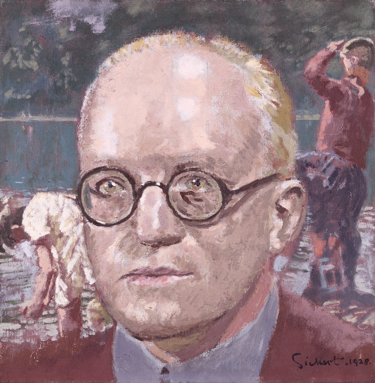 Porträtt av Sir Hugh Walpole (1884-1941) 1928 av Walter Richard Sickert