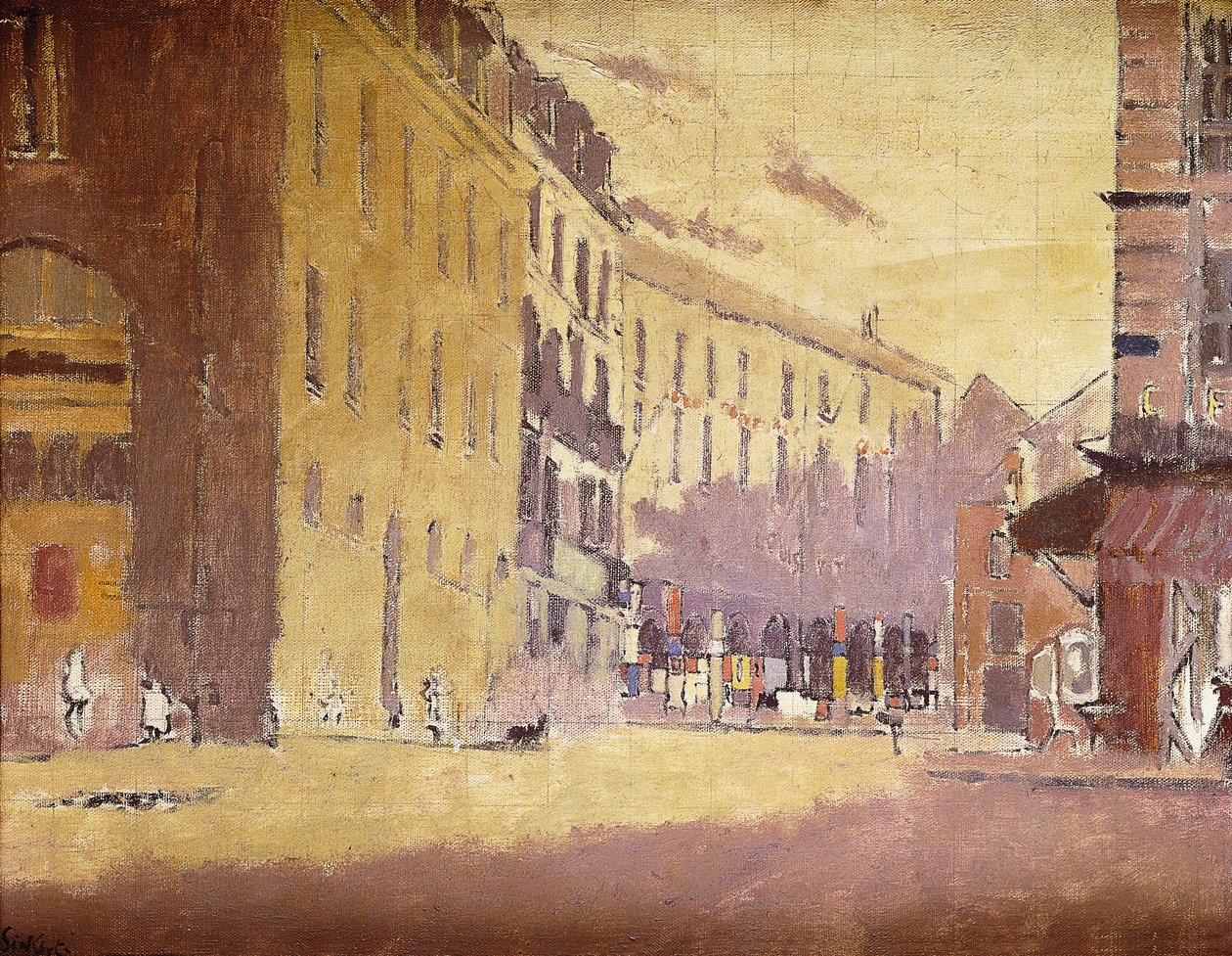 Gata i Dieppe, av Walter Richard Sickert