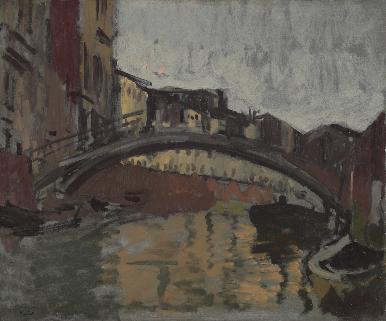 San Trovaso, Venedig, ca 1904 av Walter Richard Sickert