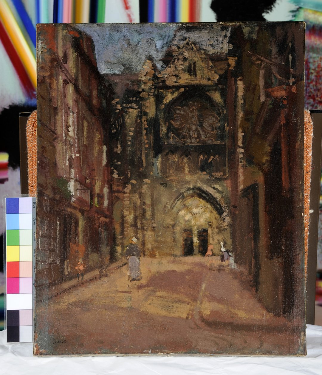 St Jacques, Dieppe, Frankrike, ca 1900 (olja på duk) av Walter Richard Sickert