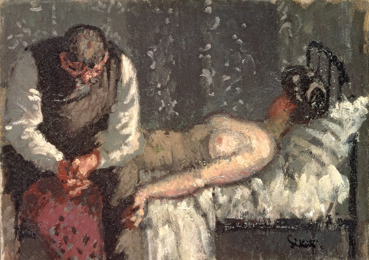 The Camden Town Murder, or What Shall We Do For the Rent?, c.1908-9 (olja på duk) av Walter Richard Sickert