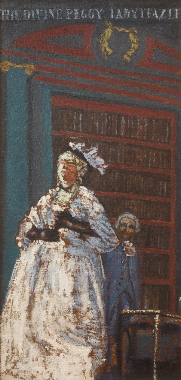 Den gudomliga Peggy - Lady Teazle av Walter Richard Sickert