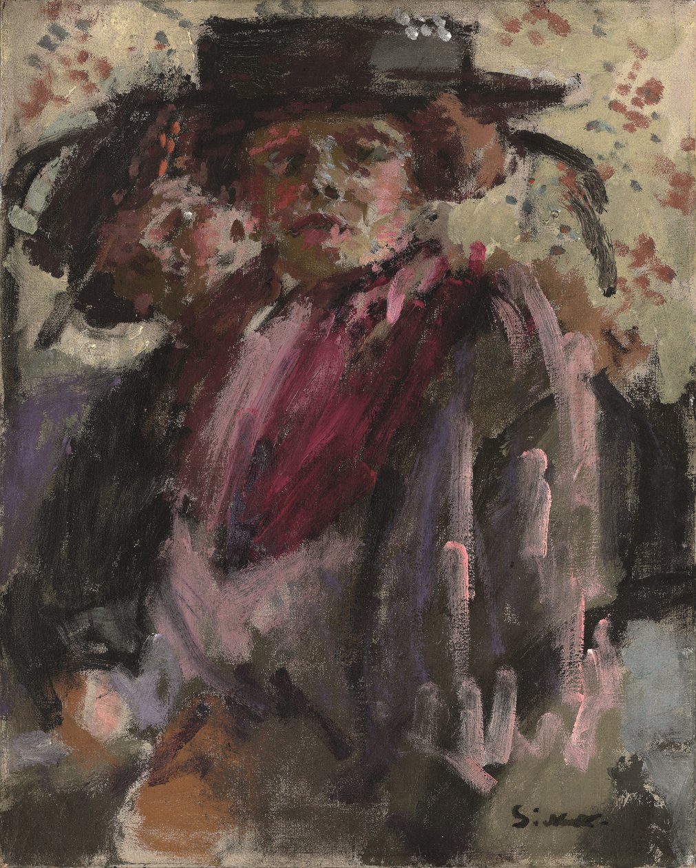 Blomstertjejen; Två kvinnor av Walter Richard Sickert