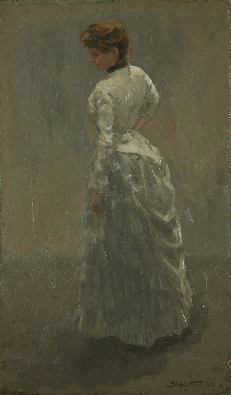 Den grå klänningen av Walter Richard Sickert
