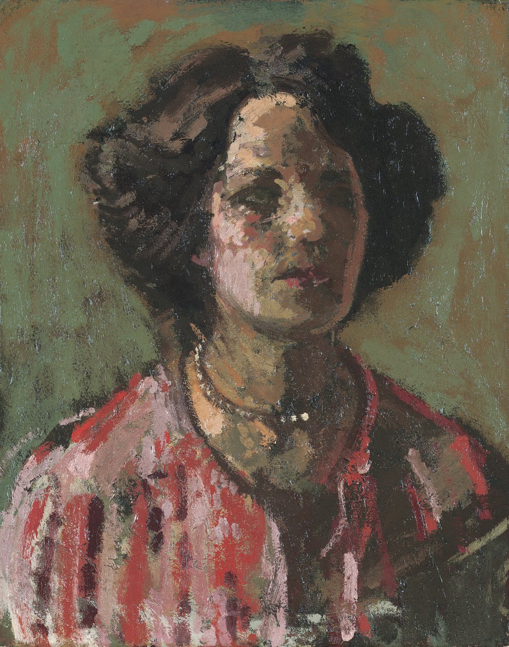 Pärlhalsbandet, c.1907-08 av Walter Richard Sickert
