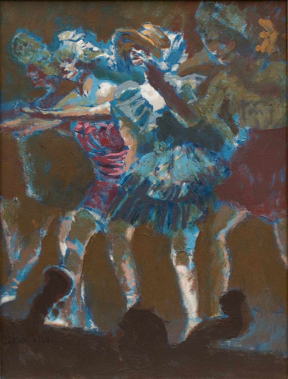 Flickorna Plaza Tiller av Walter Richard Sickert