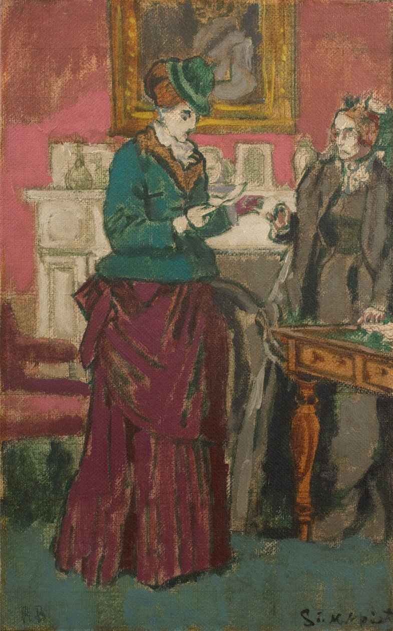 The Proposal [Efter Robert Barnes], ca 1931-32 (olja på duk) av Walter Richard Sickert