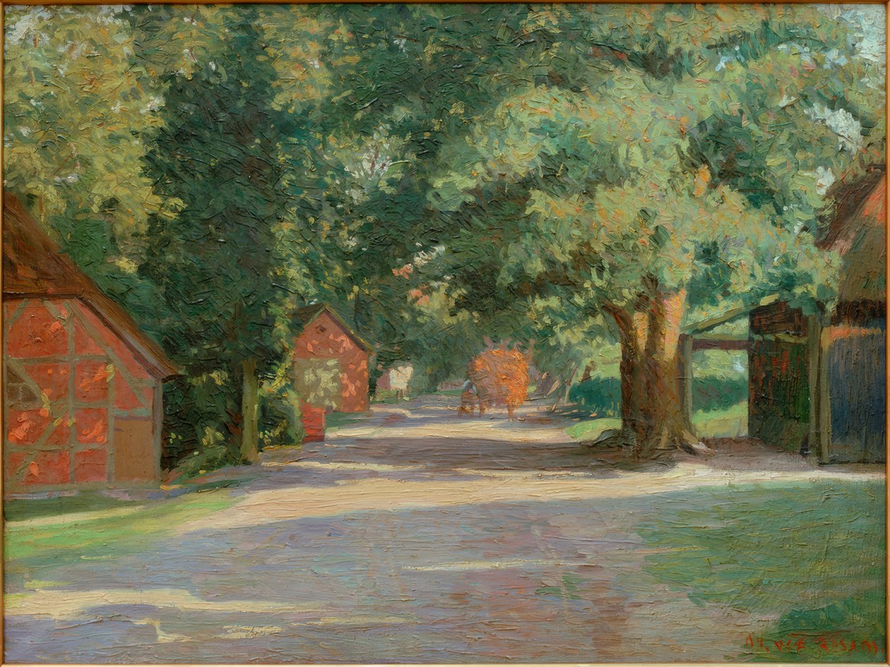 Sommarbygata av Walter Rosam