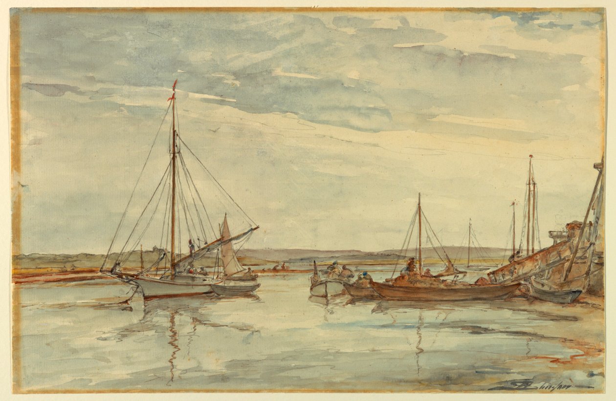 Ett havslandskap av Walter Shirlaw