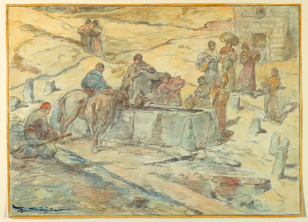 Ett vattentråg av Walter Shirlaw