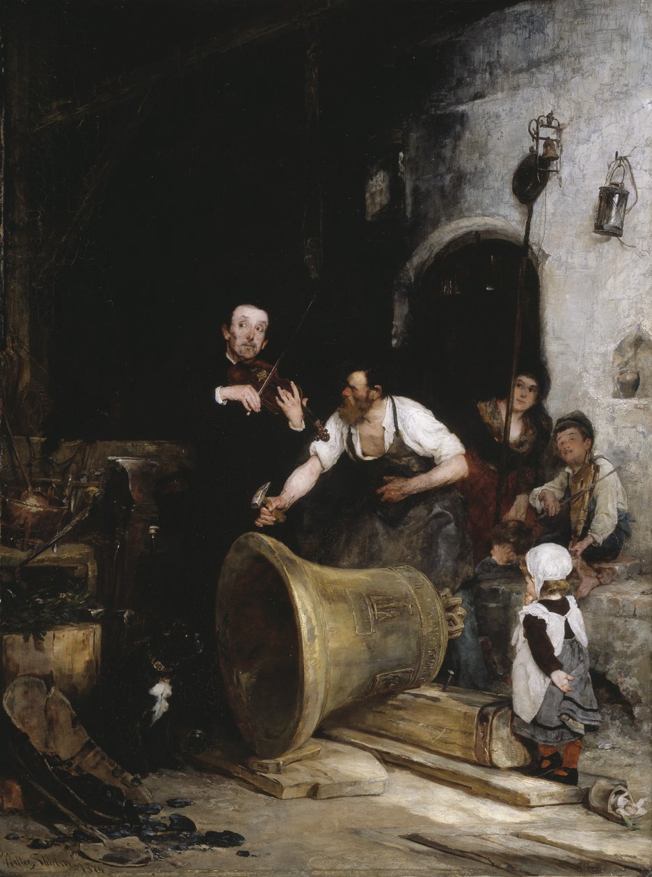 Toning the Bell, 1874 av Walter Shirlaw