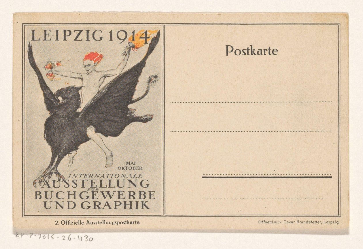 Geni på en griffin av Walter Tiemann