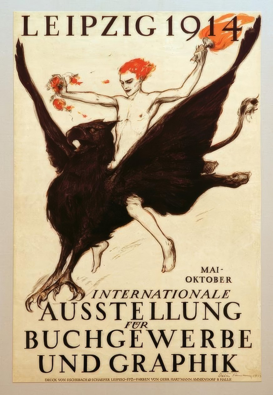 Leipzig 1914, internationell utställning för bokhandel och grafik av Walter Tiemann