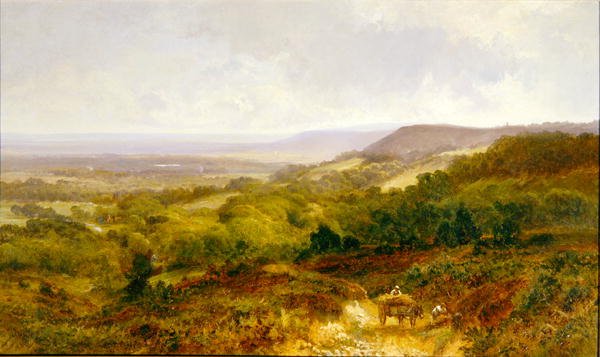The Weald of Surrey (olja på duk) av Walter Wallor Caffyn