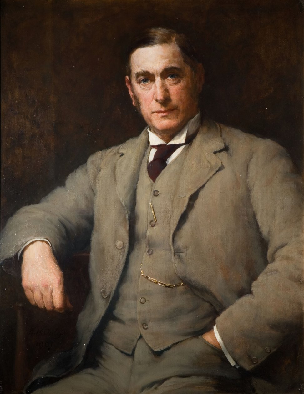 Porträtt av Alderman Charles Gabriel Beale, 1901. av Walter William Ouless