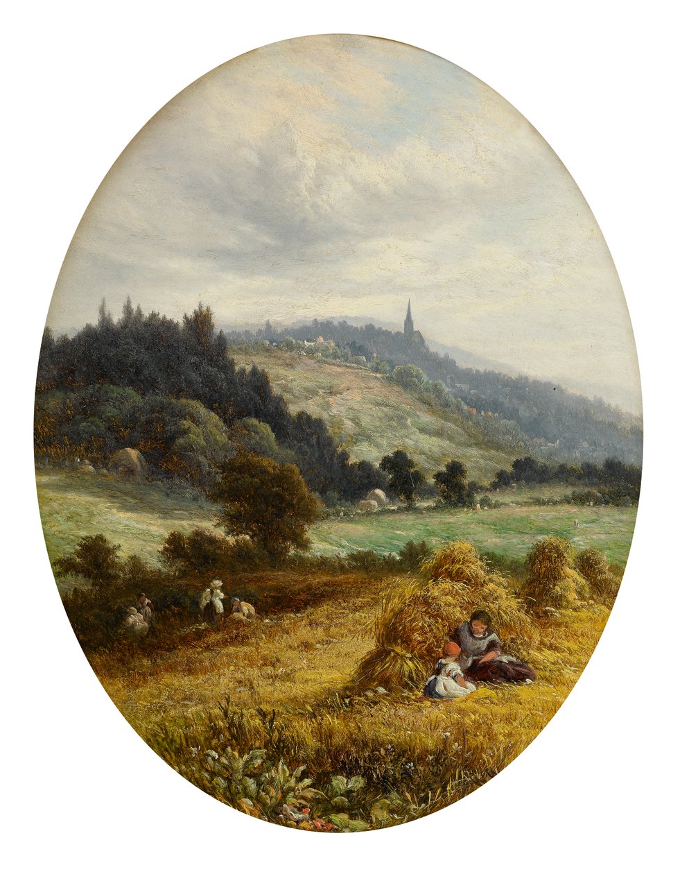 Skördetid vid Earlswood, nära Redhill, Surrey av Walter Williams