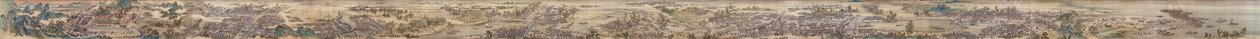 Wang Hui and others. Emperor Kangxi Touring the South. 9th handscroll of a set. 1691-98. av Wang Hui