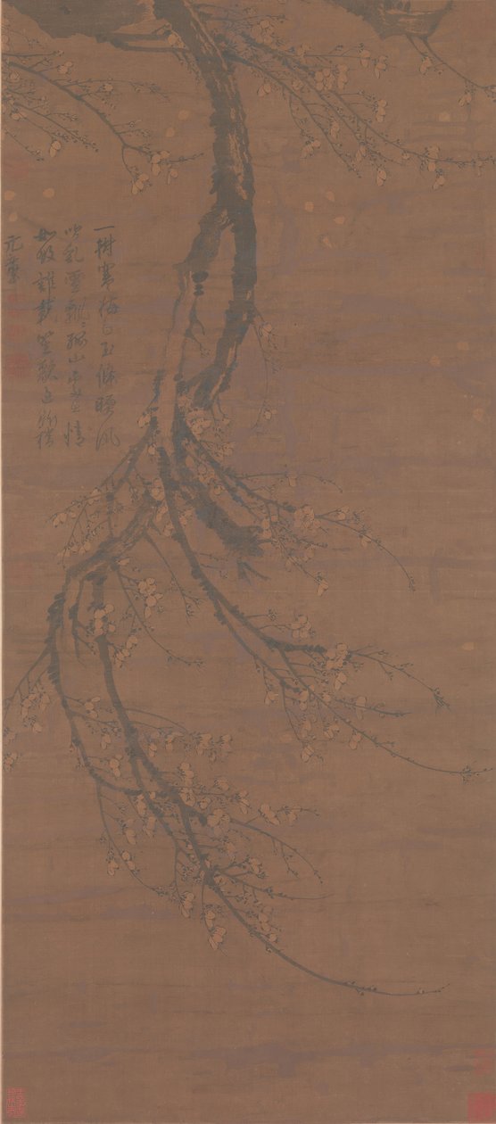 Doftande snö vid Broken Bridge. av Wang Mian