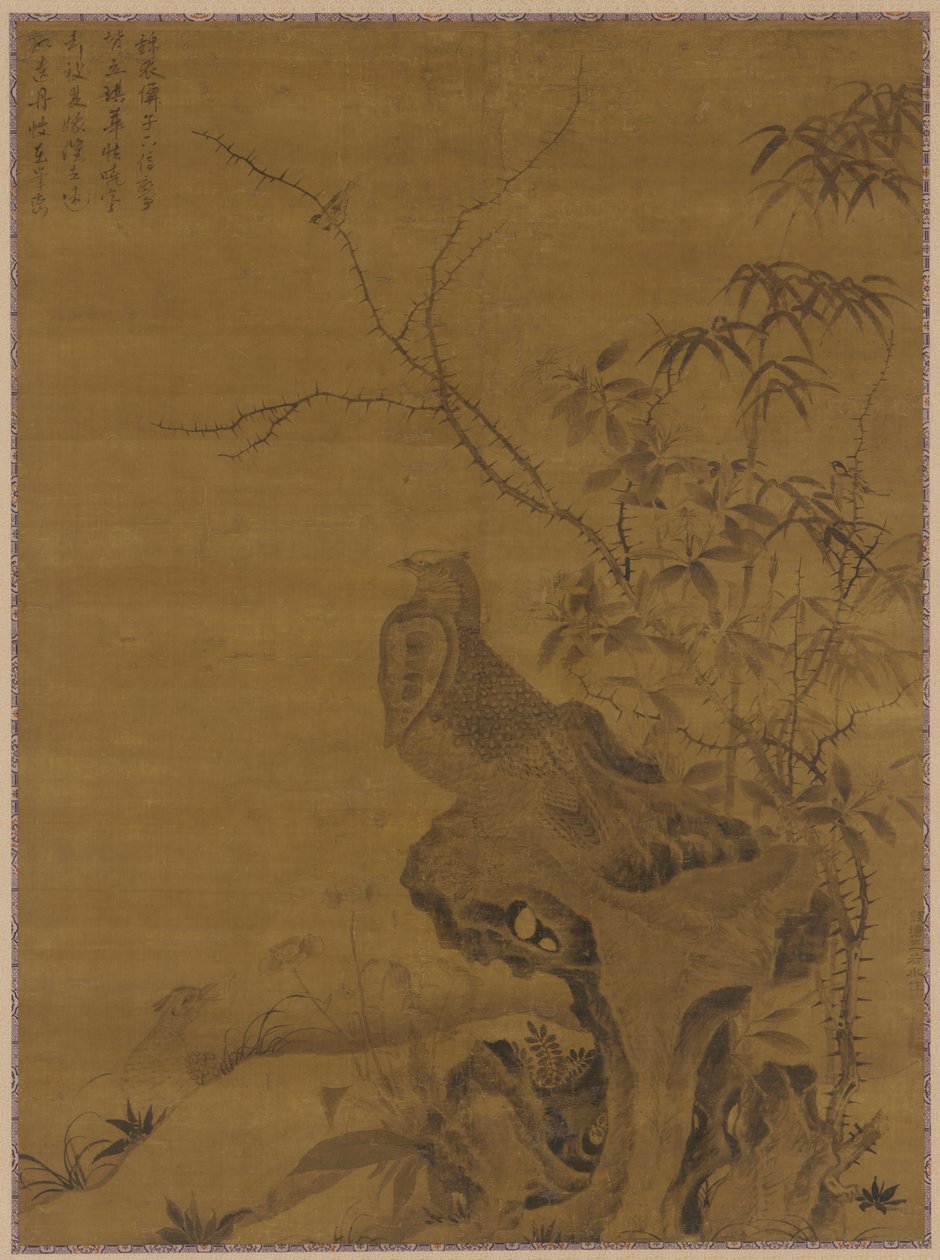 Fasaner, Yuan-dynastin, 1300-talet. av Wang Yuan