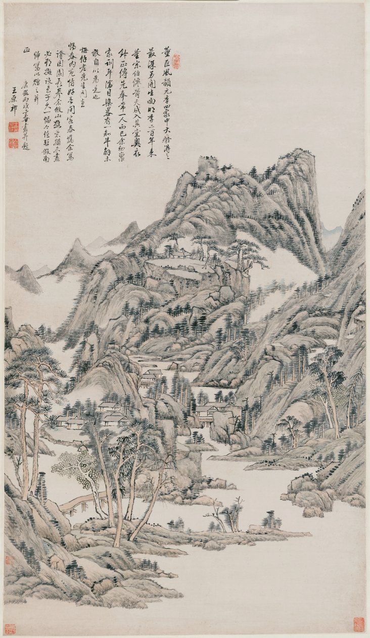 Landskap av Wang Yuanqi