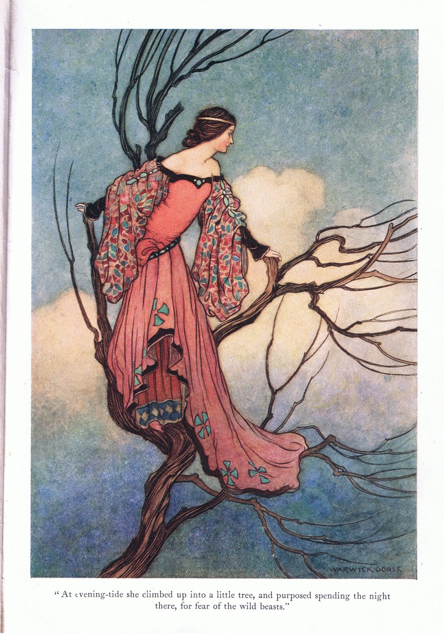 Vid kvällstid klättrade hon av Warwick Goble