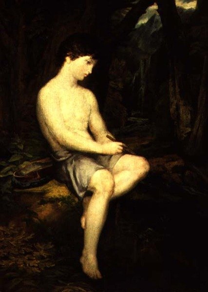 Italiensk herdepojke, ca 1821-23 (olja på duk) av Washington Allston