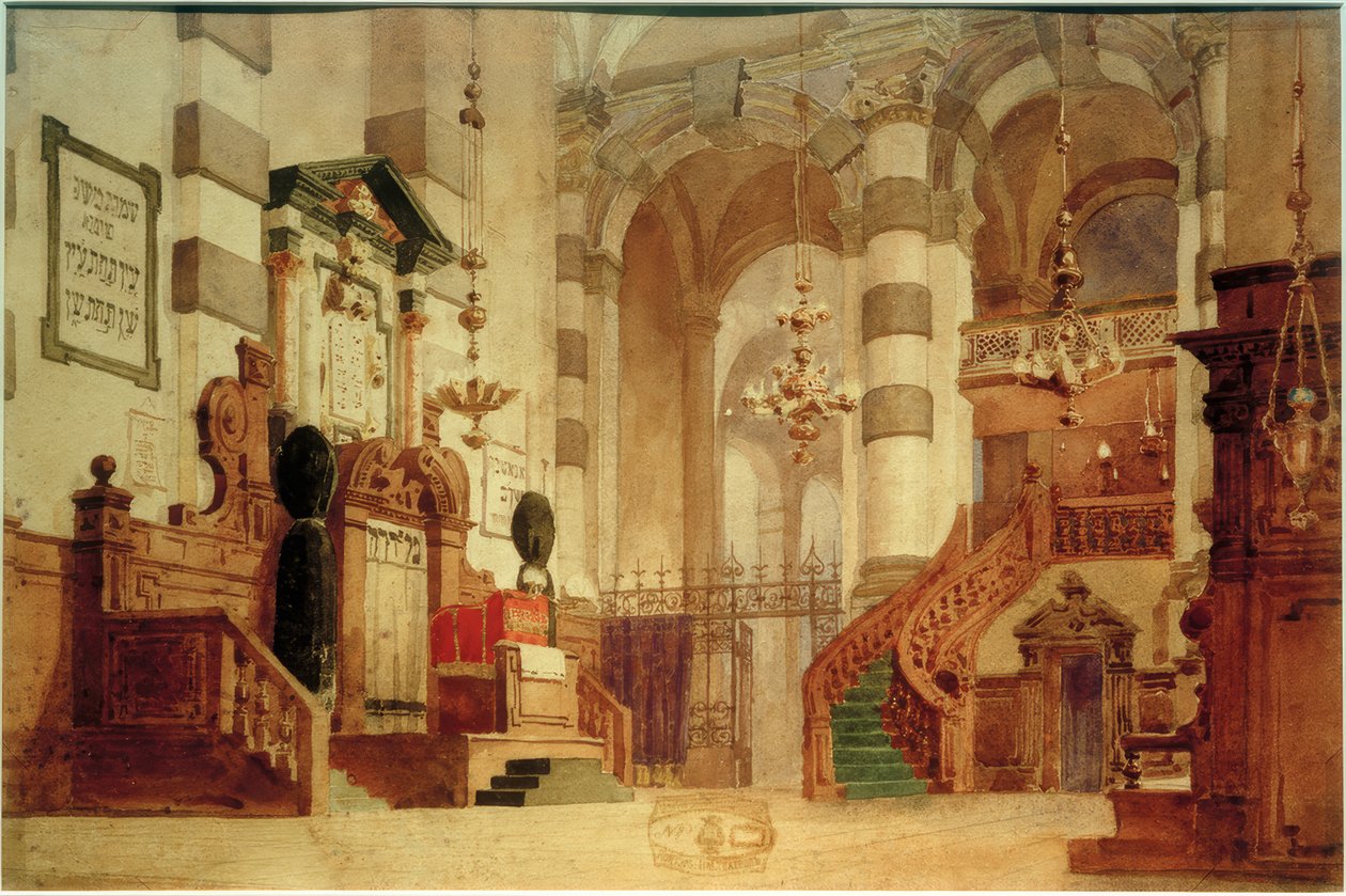 Interiör av katedralen av Vasilij Dmitrievich Polenov