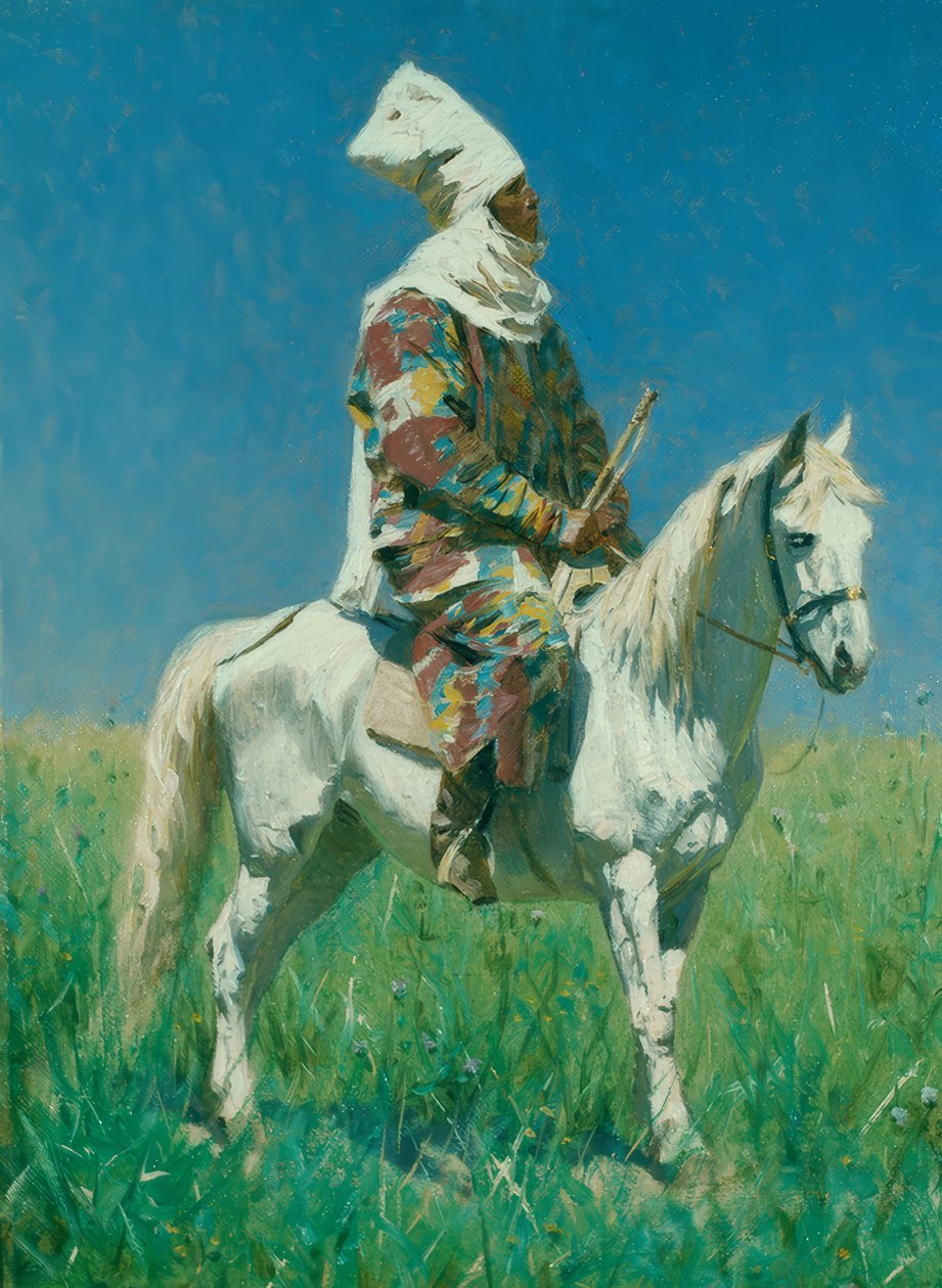Berittener kirgiziska av Wassili W. Werestschagin