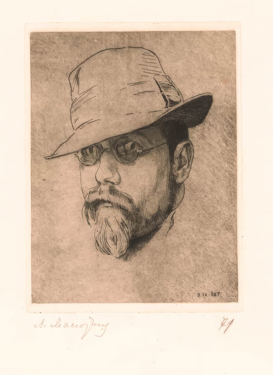 Självbild av Wassilij Nikolajewitsch Masjutin